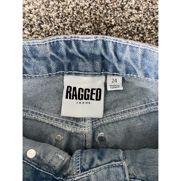 The Ragged Priest Women's Organic Combat Jeans Denim Mid Blue Jeans Size 24 NWT - Picture 6 of 7